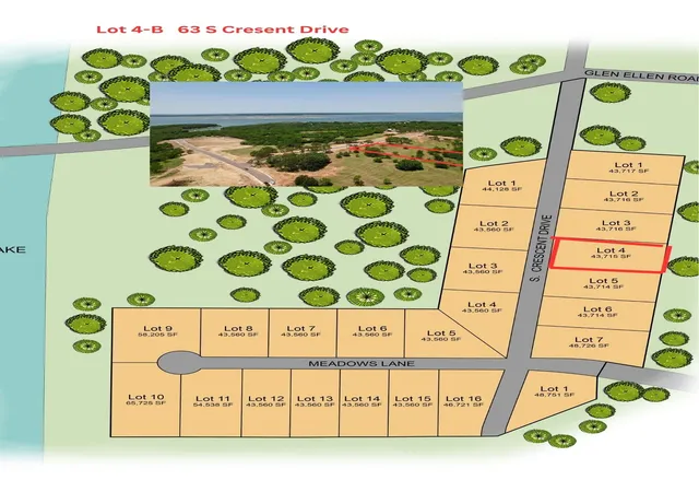 Photo 2 of Land for sale at 63 S Cresent Dr, Pottsboro, TX 75076 | MLS# 20354088 | Listing updated on 2026-08-26