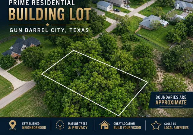 Photo 1 of Land for sale at 0154 Acres Schooner Rd, Gun Barrel City, TX 75156 | MLS# 21371006 | Listing updated on 2026-08-28