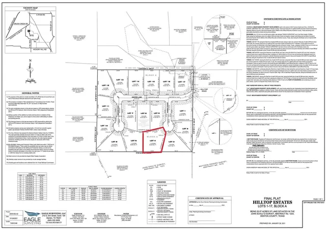 Photo 3 of Land for sale at 9714 Karin Ct, Argyle, TX 76226 | MLS# 21373996 | Listing updated on 2026-09-21