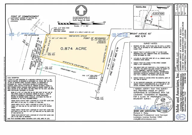 Photo 1 of Land for sale at 503 Pine St, Benton, LA 71006 | MLS# 21375455 | Listing updated on 2026-09-01