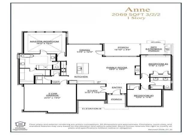 Photo 2 of Single family home for sale at 2042 Wilson St, Howe, TX 75459 | MLS# 21377770 | Listing updated on 2026-10-07