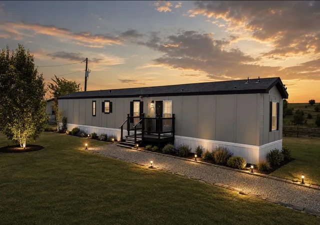 Photo 1 of Manufactured home for sale at 117 Stewart St, Rhome, TX 76078 | MLS# 21376512 | Listing updated on 2026-10-08
