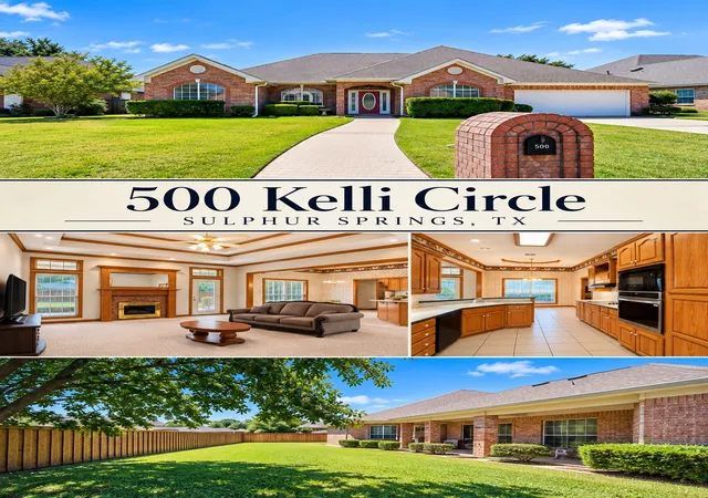 Photo 1 of Single family home for sale at 500 Kelli Cir, Sulphur Springs, TX 75482 | MLS# 21380519 | Listing updated on 2026-10-08