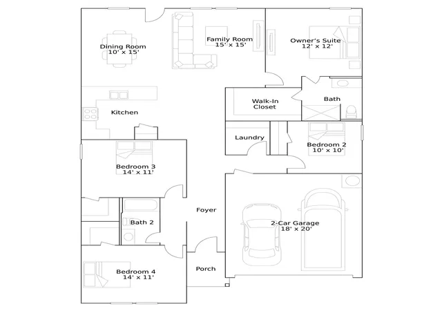 Photo 2 of Single family home for sale at 2428 Garnet St, Keene, TX 76031 | MLS# 21386614 | Listing updated on 2026-10-07
