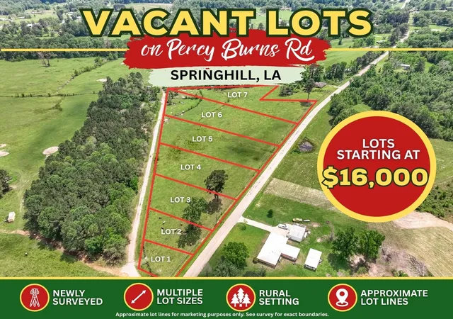 Land for sale at 06 Percy Burns Rd, Springhill, LA 71075 | MLS# 21389438