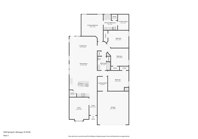Photo 3 of Single family home for sale at 7629 Spring Dr, Haltom City, TX 76148 | MLS# 21387381 | Listing updated on 2026-09-19