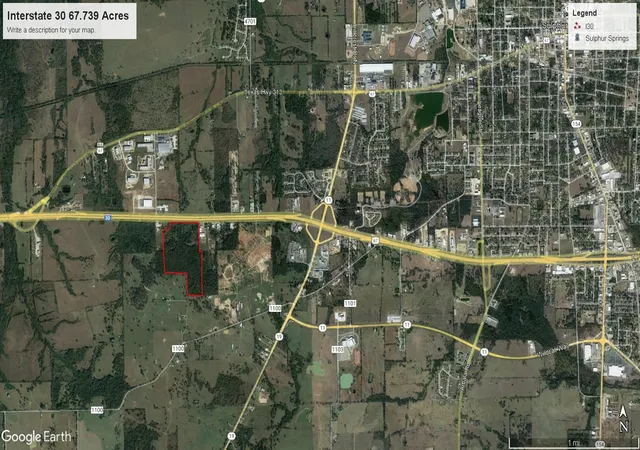 Photo 2 of Land for sale at 0000 W Interstate Hwy 30, Sulphur Springs, TX 75482 | MLS# 21392294 | Listing updated on 2026-09-22