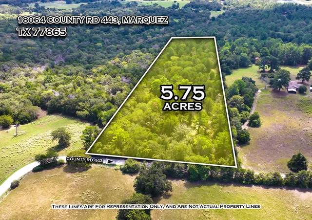 Photo 1 of Land for sale at 18064 County Rd 443, Marquez, TX 77865 | MLS# 21393501 | Listing updated on 2026-09-23