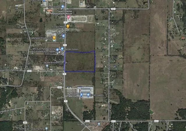 Photo 2 of Land for sale at Fm 751 Fm 751, Quinlan, TX 75474 | MLS# 21396894 | Listing updated on 2026-09-26