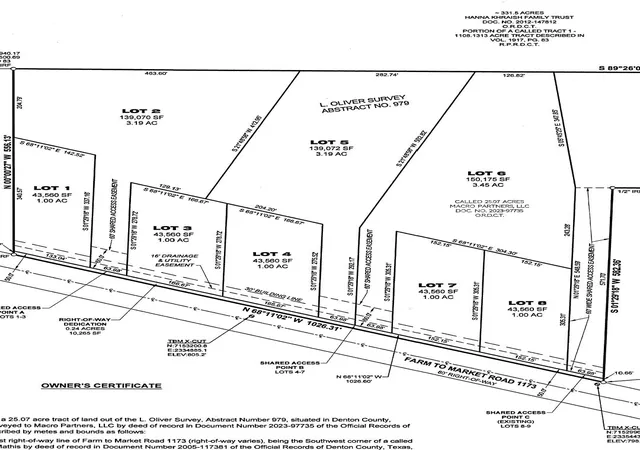 Photo 2 of Land for sale at 11106 Fm 1173, Krum, TX 76249 | MLS# 21387655 | Listing updated on 2026-09-28