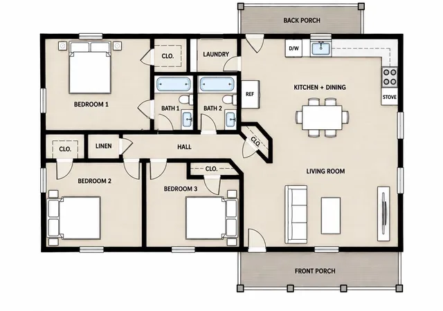 Photo 2 of Single family home for sale at 1021 Comanche Cvs Dr, Granbury, TX 76048 | MLS# 21393335 | Listing updated on 2026-10-05
