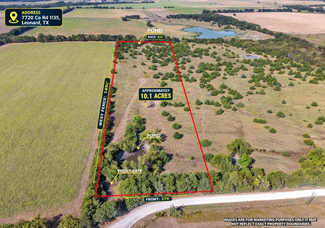 Land for sale at 7720 County Rd 1135, Leonard, TX 75452 | MLS# 21386235