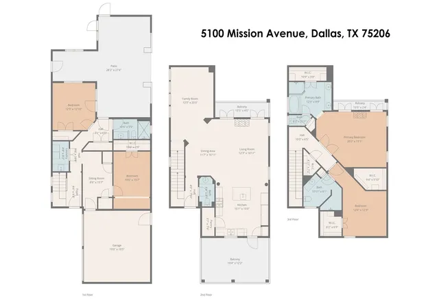 Single family home for sale at 5100 Mission Ave #5100B, Dallas, TX 75206 | MLS# 21383955 | Listing updated on 2026-10-09