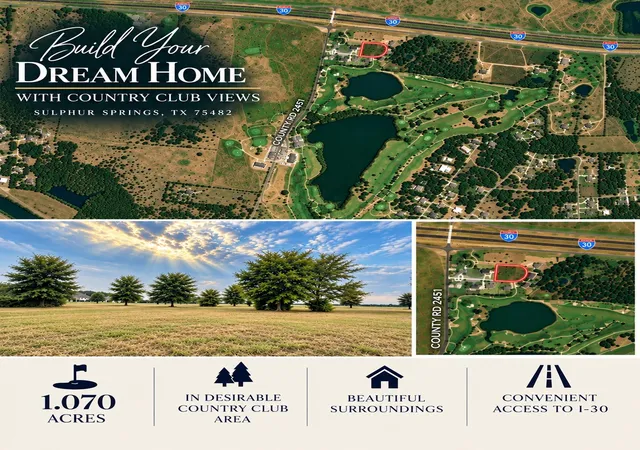 Land for sale at Tbd Fairway Ln, Sulphur Springs, TX 75482 | MLS# 21401757