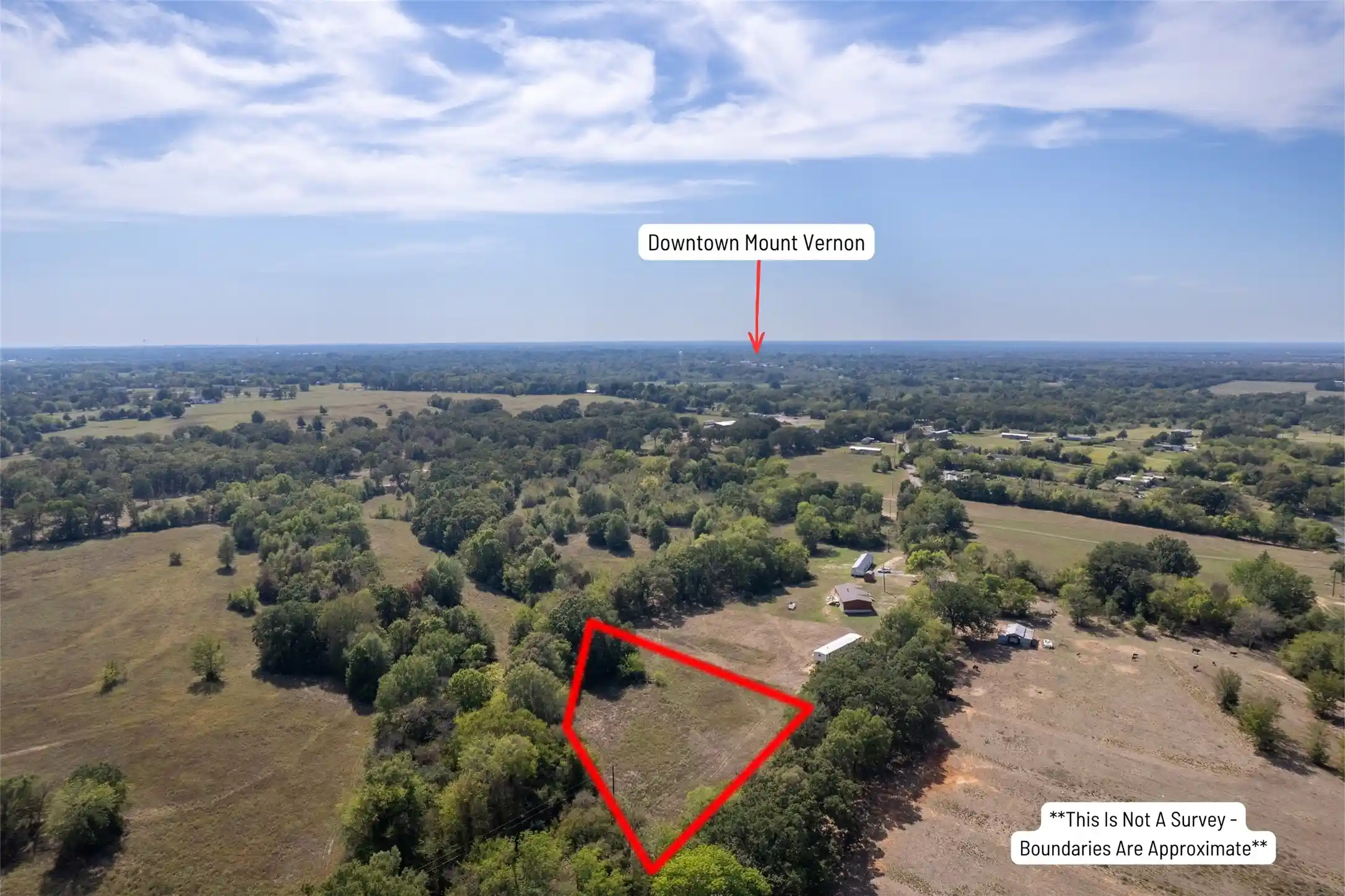 Photo 1 of Land for sale at Tbd Ne Cr 2060, Mount Vernon, TX 75457 | MLS# 21410679 | Listing updated on 2026-10-13