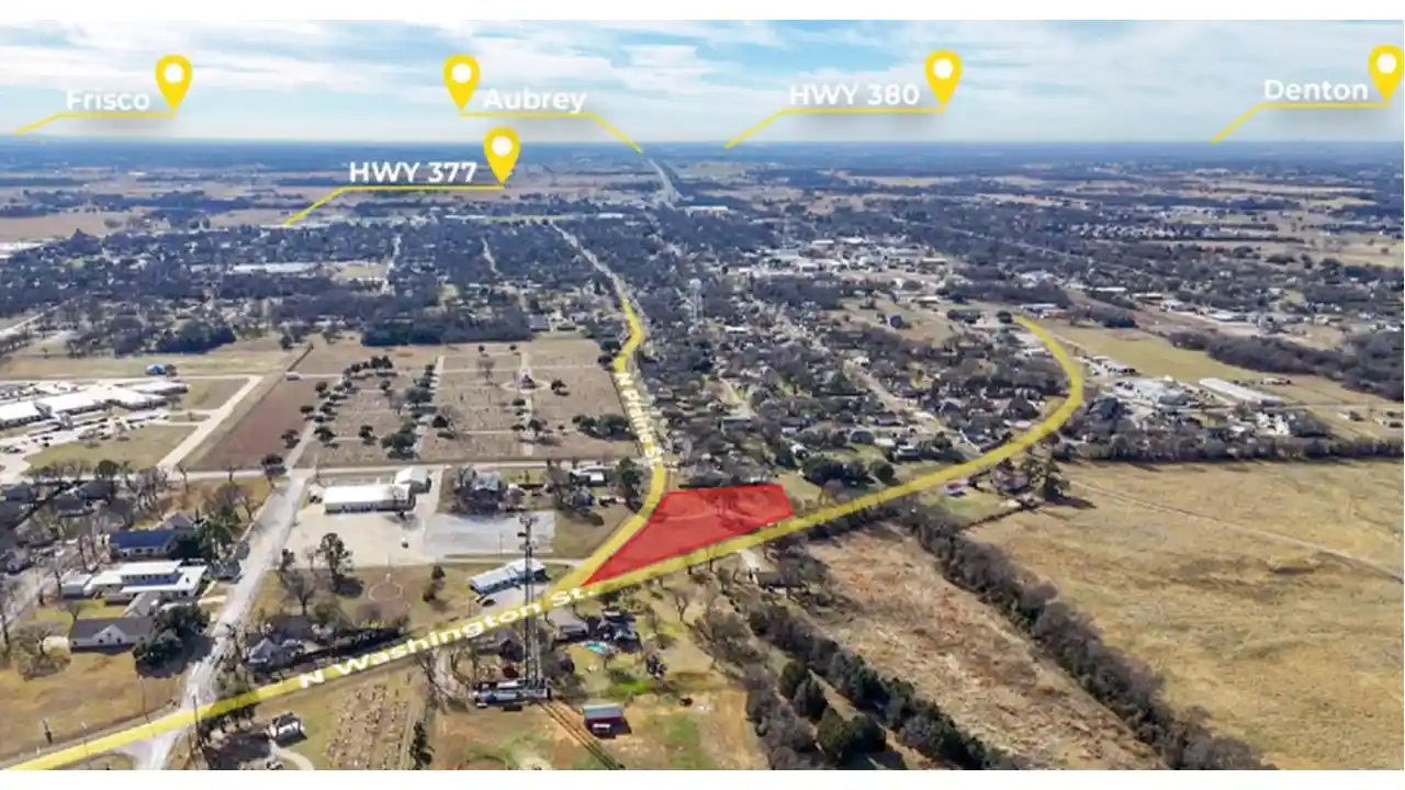 Land for sale at 929 N Washington St, Pilot Point, TX 76258 | MLS# 21411604