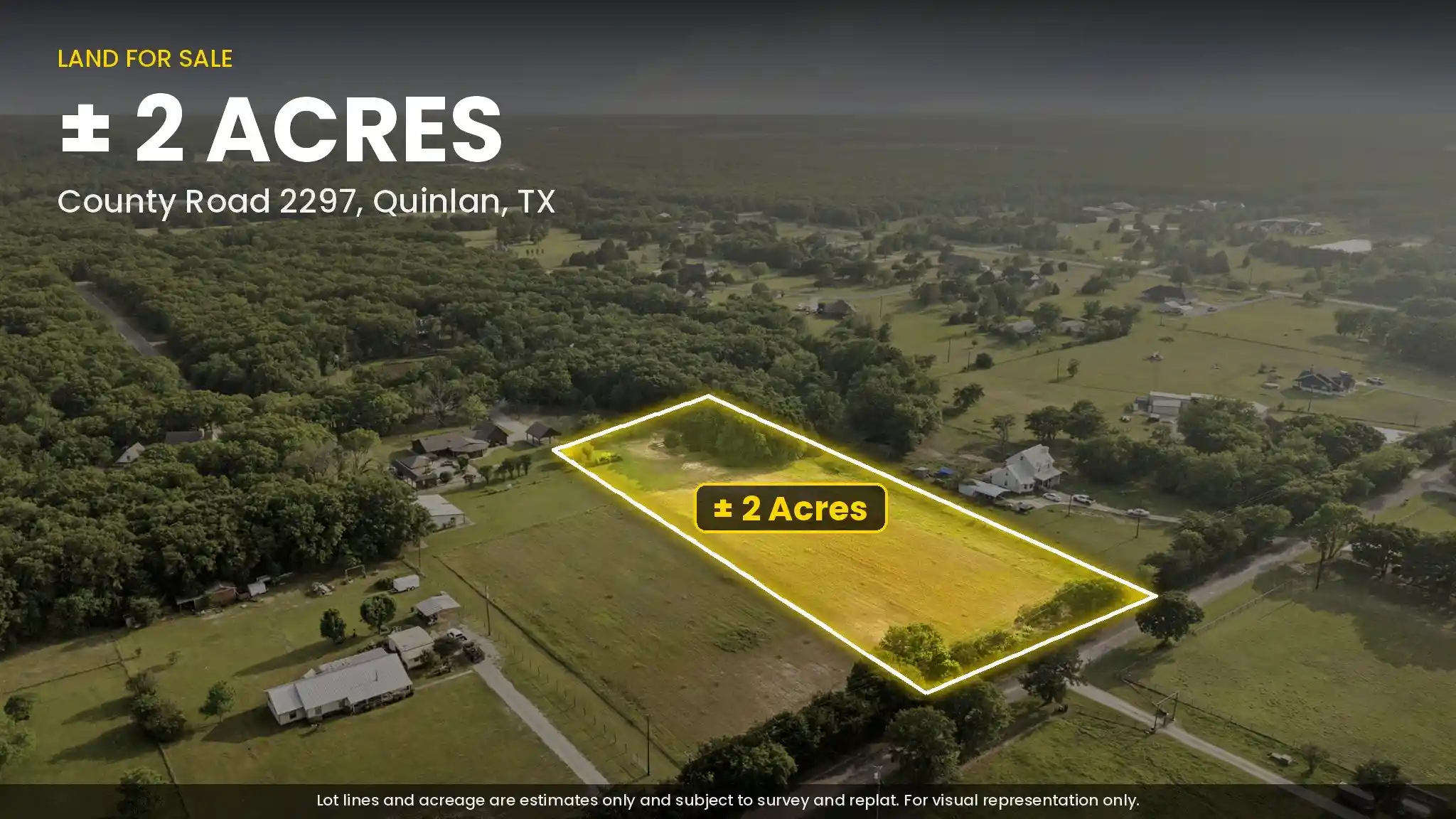 Land for sale at Tbd County Rd 2297, Quinlan, TX 75474 | MLS# 21417975