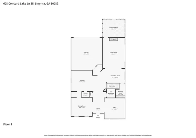 67th image of 608 Concord Lake Ln Se, Smyrna, GA 30082 | MLS# 7806221