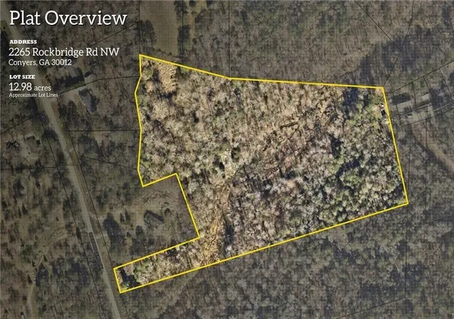 Land for sale at 2265 Rockbridge Rd NW, Conyers, GA 30012 | MLS# 7814519