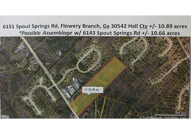 Photo 3 of Land for sale at 6151 Spout Springs Rd, Flowery Branch, GA 30542 | MLS# 5237907 | Listing updated on 2026-08-30