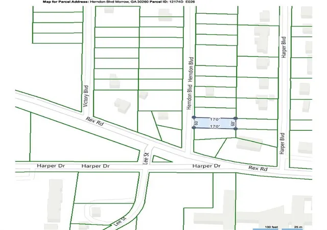 Photo 3 of Land for sale at Lot 39 Herndon Blvd, Morrow, GA 30260 | MLS# 7829532 | Listing updated on 2026-08-30