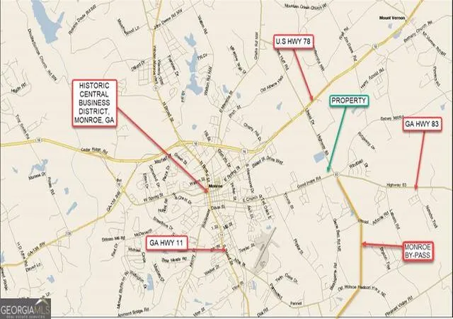 Photo 3 of Land for sale at 1230 Good Hope Rd, Monroe, GA 30655 | MLS# 7807997 | Listing updated on 2026-08-24