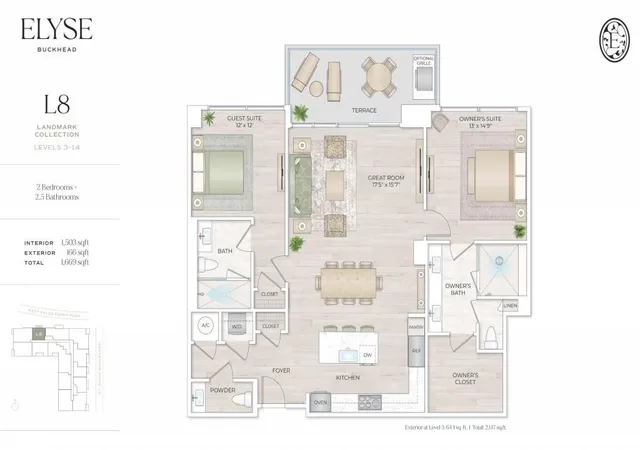 4th image of 102 W Paces Ferry Rd #1413, Atlanta, GA 30305 | MLS# 7712108