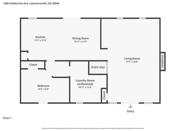 Photo 2 of Single family home for sale at 1206 Haliburton Ave, Lawrenceville, GA 30046 | MLS# 7779109 | Listing updated on 2026-10-29