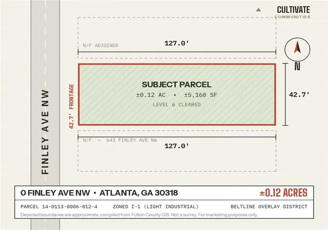 Photo 2 of Land for sale at 639 Finley Ave Nw, Atlanta, GA 30318 | MLS# 7818265 | Listing updated on 2026-08-08