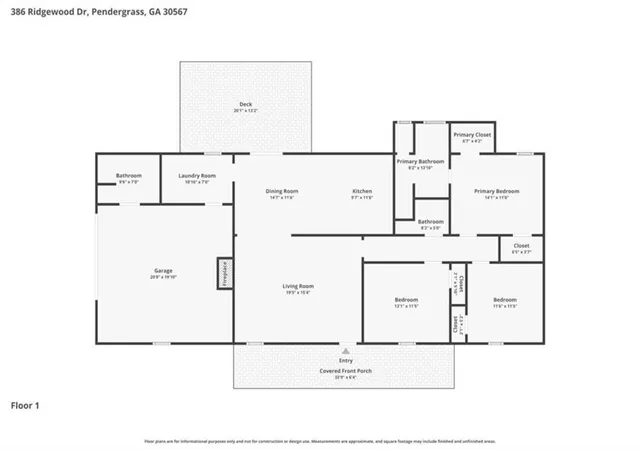 Homes for sale in Pendergrass, GA | 386 Ridgewood Dr, Pendergrass, GA 30567 | MLS# 7757980