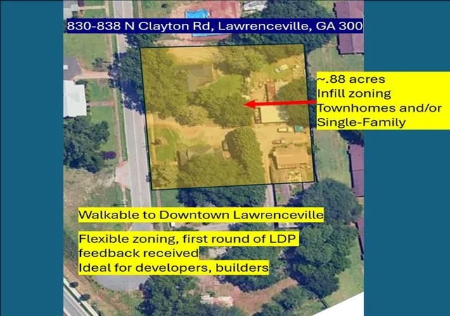 Land for sale at 838 N Clayton St, Lawrenceville, GA 30046 | MLS# 7820095