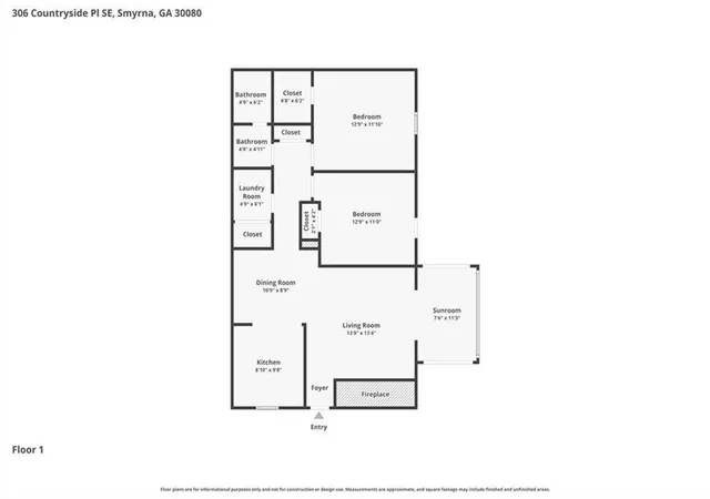 Homes for sale in Smyrna, GA | 306 Countryside Pl Se, Smyrna, GA 30080 | MLS# 7749907