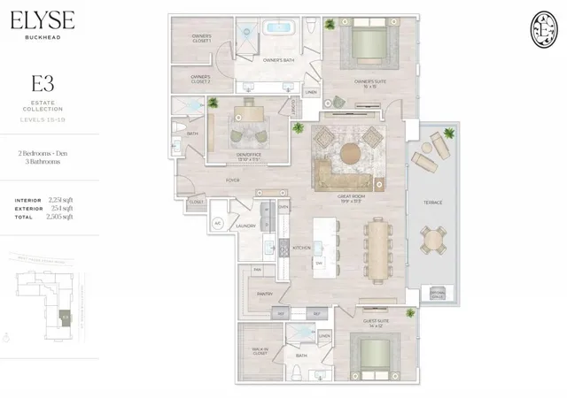 4th image of 102 W Paces Ferry Rd #1803, Atlanta, GA 30305 | MLS# 7712121