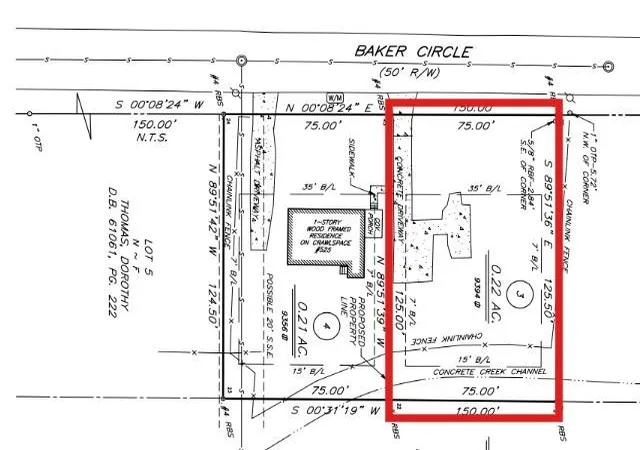 Photo 5 of Land for sale at 0 Baker Cir Nw, Atlanta, GA 30318 | MLS# 7803765 | Listing updated on 2026-07-13