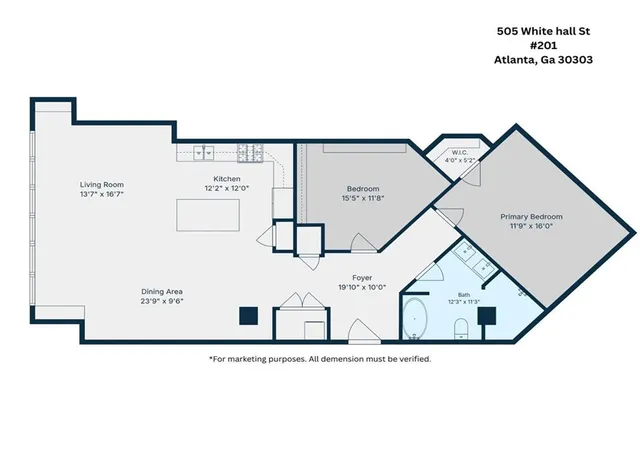 Photo 15 of Condo for sale at 505 Whitehall St Sw #201, Atlanta, GA 30303 | MLS# 7808352 | Listing updated on 2026-07-24