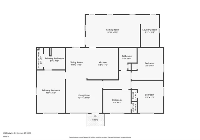 Photo 3 of Single family home for sale at 2965 Judylyn Dr, Decatur, GA 30033 | MLS# 7691831 | Listing updated on 2026-09-14