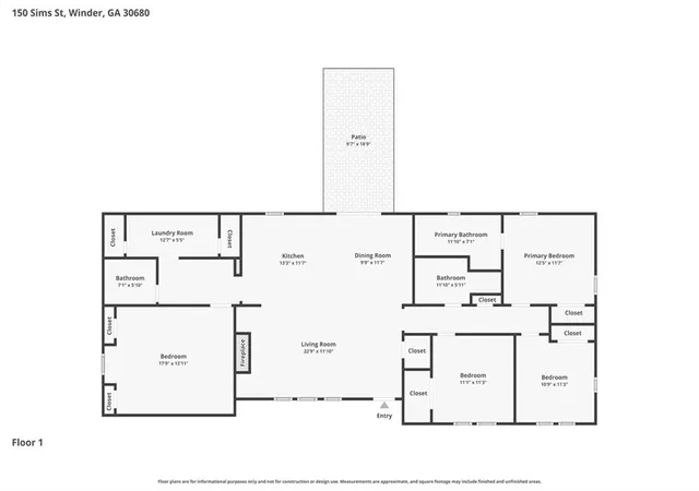 2nd image of 150 Sims St, Winder, GA 30680 | MLS# 7748778
