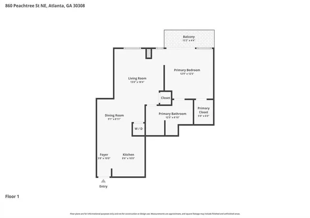 2nd image of 860 Peachtree St Ne, Atlanta, GA 30308