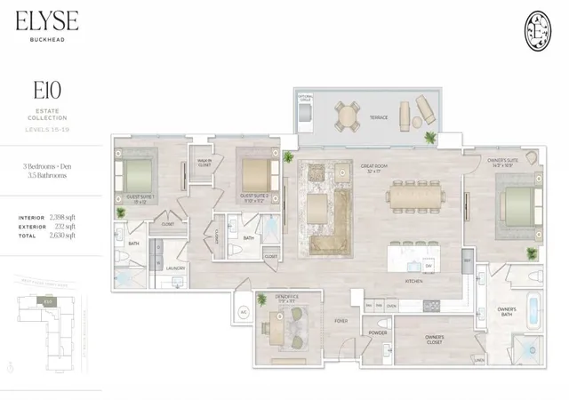 4th image of 102 W Paces Ferry Rd #1710, Atlanta, GA 30305 | MLS# 7712084