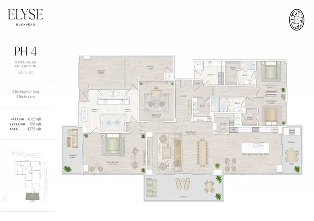 4th image of 102 W Paces Ferry Rd #2004, Atlanta, GA 30305 | MLS# 7714328