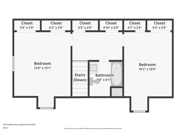 36th image of 3377 Saddleton Wy, Douglasville, GA 30134 | MLS# 7755752