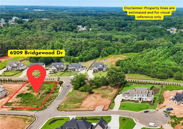 Photo 1 of Land for sale at 6209 Bridgewood Dr, Buford, GA 30518 | MLS# 7808344 | Listing updated on 2026-09-23