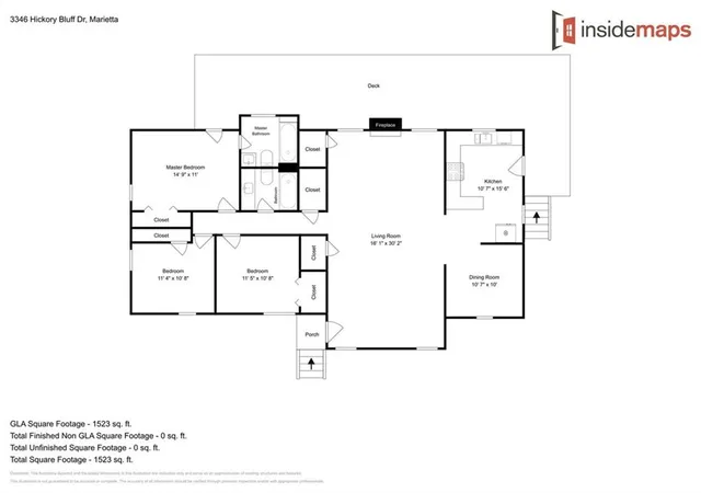 Photo 18 of Single family home for sale at 3346 Hickory Blf Dr, Marietta, GA 30062 | MLS# 7806388 | Listing updated on 2026-10-23