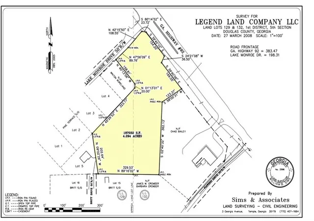 Photo 3 of Land for sale at 2785 Fairburn Rd, Douglasville, GA 30135 | MLS# 7731959 | Listing updated on 2026-03-11
