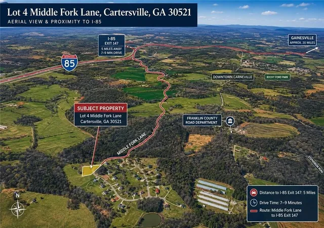 12th image of 0 Middle Fork Ln, Carnesville, GA 30521 | MLS# 7811810