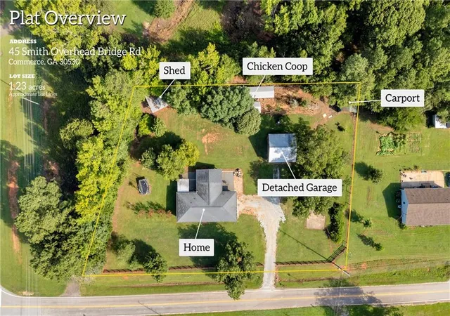 Photo 3 of Single family home for sale at 45 Smith Overhead Brg Rd, Commerce, GA 30530 | MLS# 7817629 | Listing updated on 2026-09-16