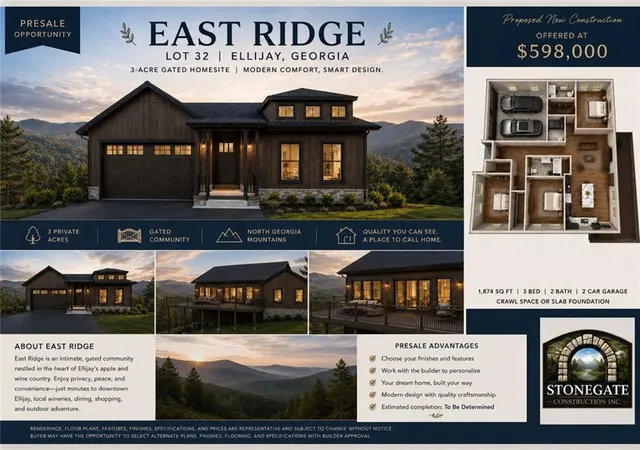 1st image of Lot 32 East Ridge Ln, Ellijay, GA 30536 | MLS# 7791248
