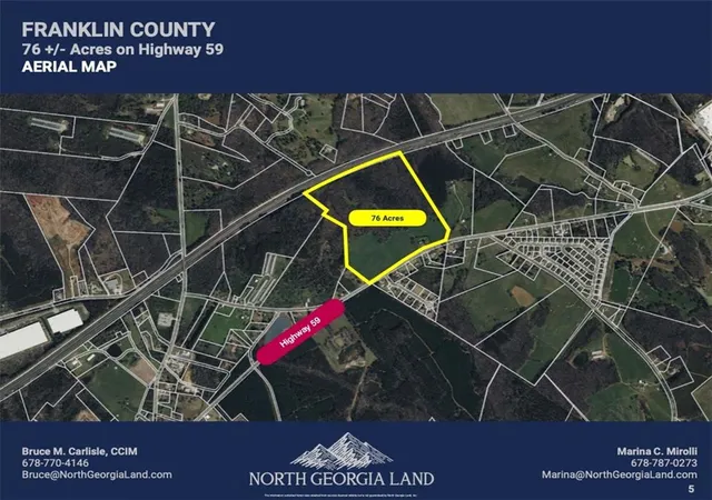 Photo 4 of Land for sale at 3434 Highway 59, Lavonia, GA 30553 | MLS# 7527489 | Listing updated on 2026-02-26