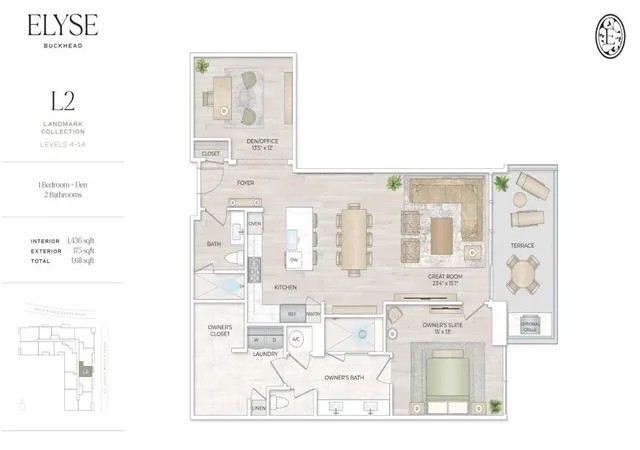 4th image of 102 W Paces Ferry Rd #403, Atlanta, GA 30305 | MLS# 7714300