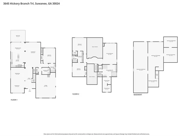 74th image of 3645 Hickory Branch Trl, Suwanee, GA 30024 | MLS# 7777533